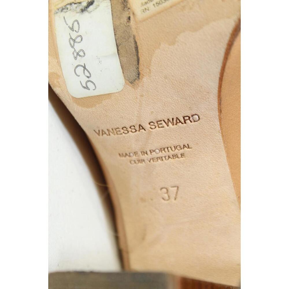 Vanessa Seward Tall Tan Leather Boots size 37 - Picture 10 of 12